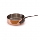 MAUVIEL 6502 - M'héritage Collection - Copper & Stainless steel Saute Pan, cast iron handle, professional line 2,5 mm