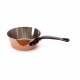 MAUVIEL 6503 - M'Héritage Collection - Copper Splayed Saute Pan Stainless steel inside with cast iron handle, 2.5 mm thickness 