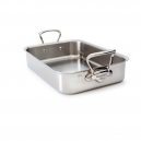 MAUVIEL 5217 - M'cook Collection - Stainless steel Rectangular roasting pan, cast stainless steel handles