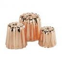 De Buyer 6820 - Copper & tin inside "cannelés" molds