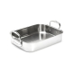 DE BUYER 3727 - AFFINITY Collection - Stainless steel roasting pan with cast stainless steel handles