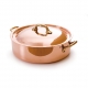 MAUVIEL 6733 - M'héritage Collection - Copper Rondeau stainless steel  inside with bronze handles