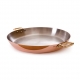 MAUVIEL 6737 - M'héritage Collection - Copper & Stainless steel Paella Pan with bronze handles