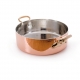 MAUVIEL 2152 - M'tradition Collection - Copper Rondeau tin inside, bronze handles with lid